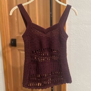 Wales Bonner 'Djembe' Crochet Knit Top